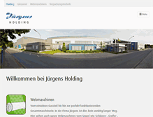 Tablet Screenshot of juergens.net
